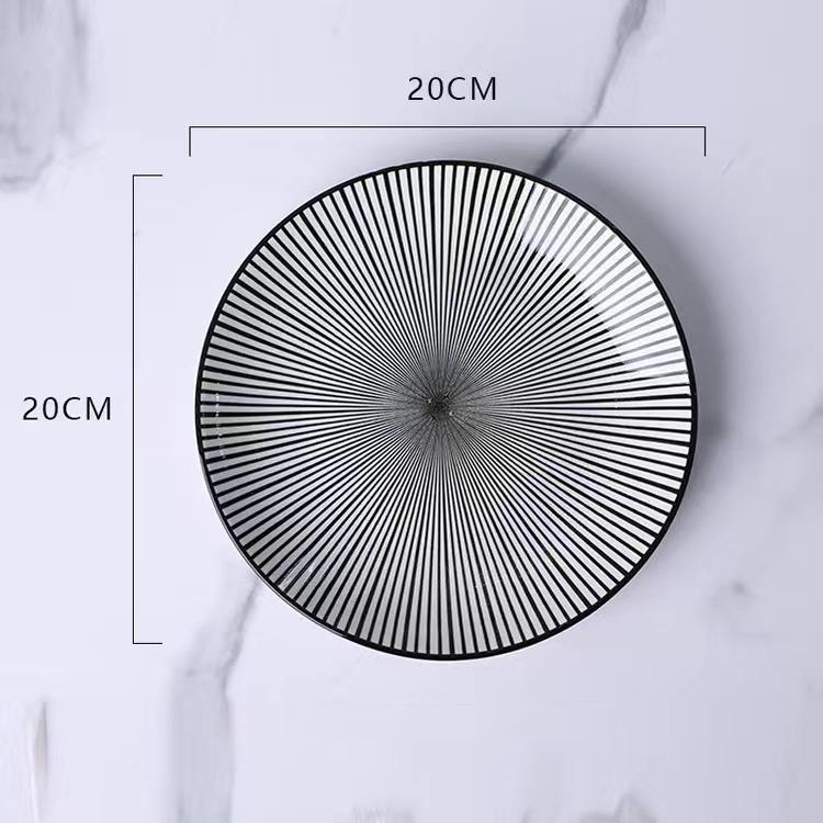 Персонализированная полосатая дисковая посуда, керамическая тарелка, тарелка для стейка, тарелка для салата, кухонные принадлежности
Персонализированная полосатая дисковая посуда, керамическая тарелка, тарелка для стейка, тарелка для салата, кухонные принадлежности