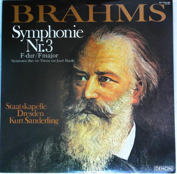 LP Record KURT SANDERLING, STAATSKAPELLE DRES - Brahms Symphonie Nr.3, Variationen OZ7154ND DENON 1984 Japan Classical Used
LP Record KURT SANDERLING, STAATSKAPELLE DRES - Brahms Symphonie Nr.3, Variationen OZ7154ND DENON 1984 Japan Classical Used