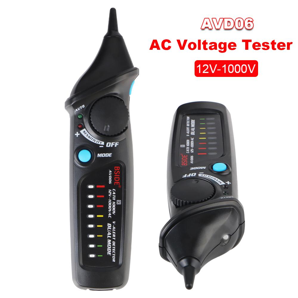 Probe Pen AVD06 12V-1000V Circuit Detector With LED Indicator Buzzer Warning AC Volt Detector AC Voltage Tester Universal
Probe Pen AVD06 12V-1000V Circuit Detector With LED Indicator Buzzer Warning AC Volt Detector AC Voltage Tester Universal