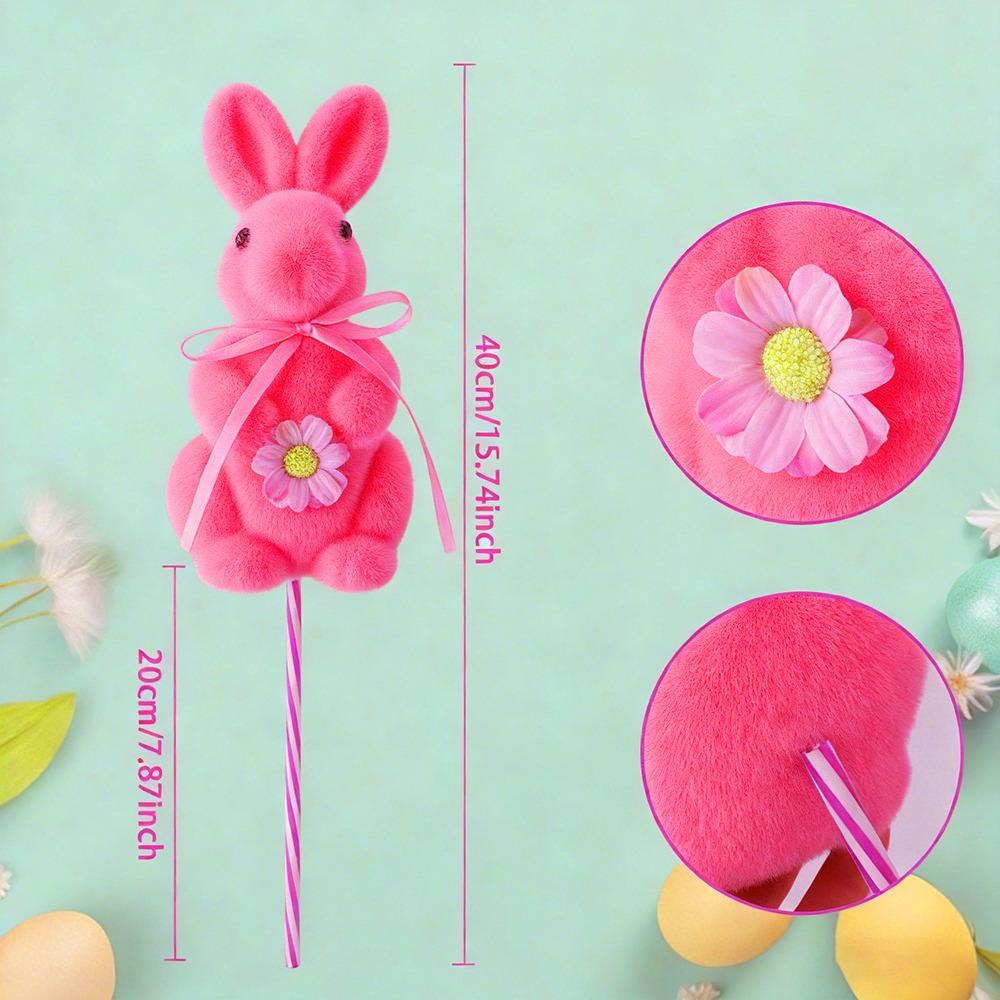 Fabric Foam Material Easter Rabbit Ornament Unbreakable Design Colorful Flocking Flocking Bunny Ornament Desktop Size рожевий
Fabric Foam Material Easter Rabbit Ornament Unbreakable Design Colorful Flocking Flocking Bunny Ornament Desktop Size рожевий