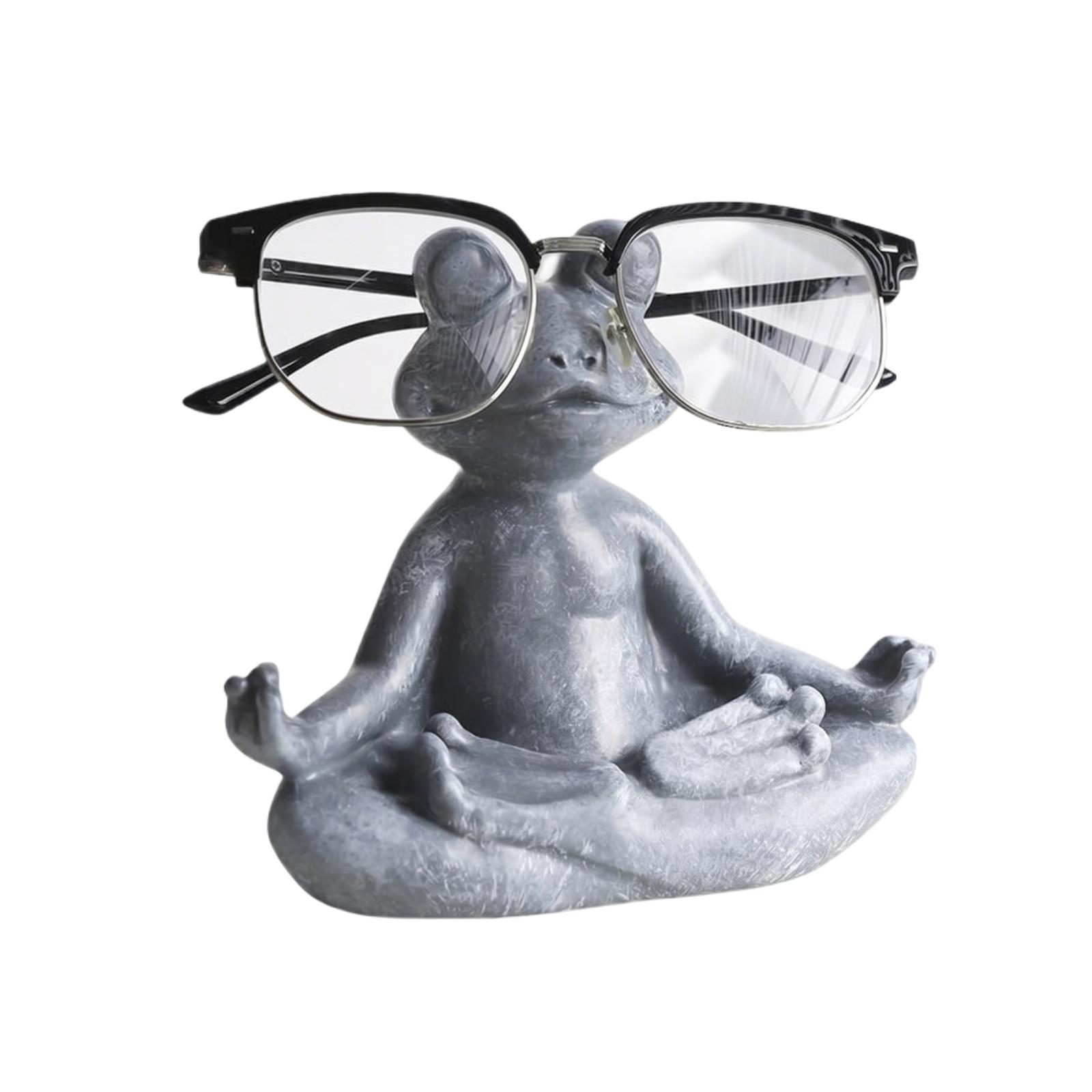Creative Desktop Meditation Frog Eyeglasses Holder Decorative Ornament for Home Office Desk Organization and Display one size
Creative Desktop Meditation Frog Eyeglasses Holder Decorative Ornament for Home Office Desk Organization and Display one size