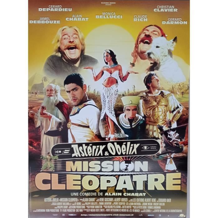 ASTERIX ET OBELIX MISSION CLEOPATRE Affiche Cinéma Originale Roulée Petit format 54x40cm Chabat Darmon
ASTERIX ET OBELIX MISSION CLEOPATRE Affiche Cinéma Originale Roulée Petit format 54x40cm Chabat Darmon