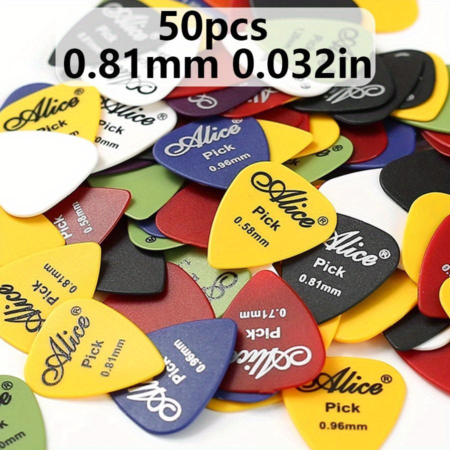 50pcs Alice Guitar Picks Bulk Matte Colorful Plectrums 0.58/0.71/0.81/0.96/1.2/1.5mm Thickness Premium ABS for Acoustic JXB
50pcs Alice Guitar Picks Bulk Matte Colorful Plectrums 0.58/0.71/0.81/0.96/1.2/1.5mm Thickness Premium ABS for Acoustic JXB