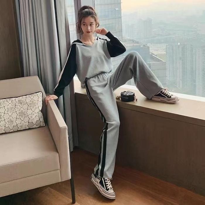 Women s Striped Hoodie & Wide-Leg Pants Two-Piece Set for Spring/Autumn 2026 XL
Women s Striped Hoodie & Wide-Leg Pants Two-Piece Set for Spring/Autumn 2026 XL