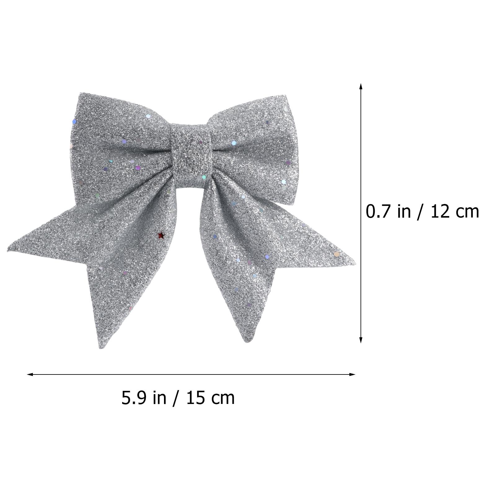 4Pcs Butterfly Knot Decor Christmas Tree Bows Small Bow Ornaments Festive Gift Decorations for Holiday Events Christmas Tree Bow other срібний
4Pcs Butterfly Knot Decor Christmas Tree Bows Small Bow Ornaments Festive Gift Decorations for Holiday Events Christmas Tree Bow other срібний