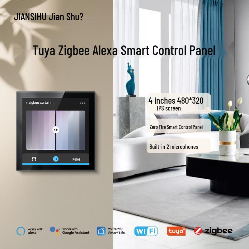 4-дюймовый многофункциональный шлюз Zigbee Tuya со встроенным голосовым управлением Alexa - Версия Linux
4-дюймовый многофункциональный шлюз Zigbee Tuya со встроенным голосовым управлением Alexa - Версия Linux