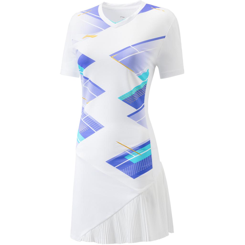 Li-Ning Comfortable Casual Color Block Simple V-Neck Design Short Sleeve Dress Women Dresses Standard-White ASKU212-2 M
Li-Ning Comfortable Casual Color Block Simple V-Neck Design Short Sleeve Dress Women Dresses Standard-White ASKU212-2 M