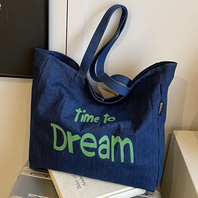 Сумки большой вместимости Женские холщовые сумки для поездок на работу Корейский ленивый стиль Буквы
Сумки большой вместимости Женские холщовые сумки для поездок на работу Корейский ленивый стиль Буквы