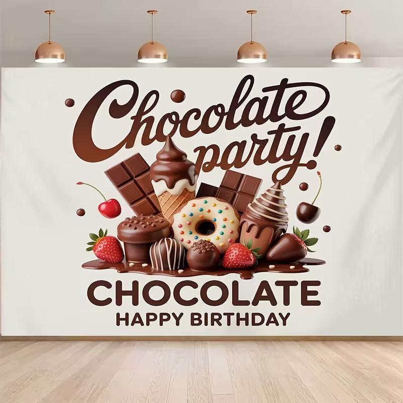 2D Flat Dessert Birthday Backdrop Chocolate Party Themed Background Cloth 47.2x31.5inch/120*80cm
2D Flat Dessert Birthday Backdrop Chocolate Party Themed Background Cloth 47.2x31.5inch/120*80cm