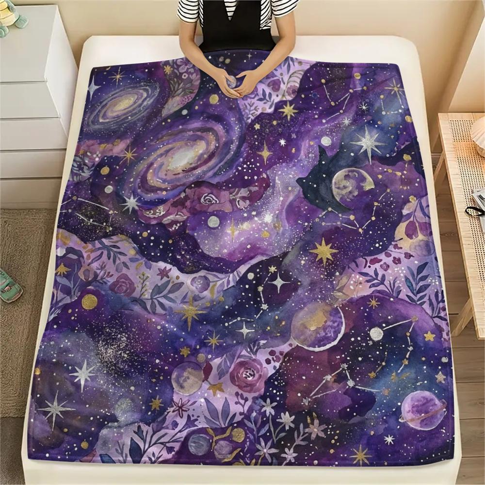 1PC Retro Mushroom Starry Sky Art Print Flannel Blanket, High quality All Seasons, Home Decor, Warmth and Comfort, Perfect for Christmas Gifts 80cm x 120cm
1PC Retro Mushroom Starry Sky Art Print Flannel Blanket, High quality All Seasons, Home Decor, Warmth and Comfort, Perfect for Christmas Gifts 80cm x 120cm