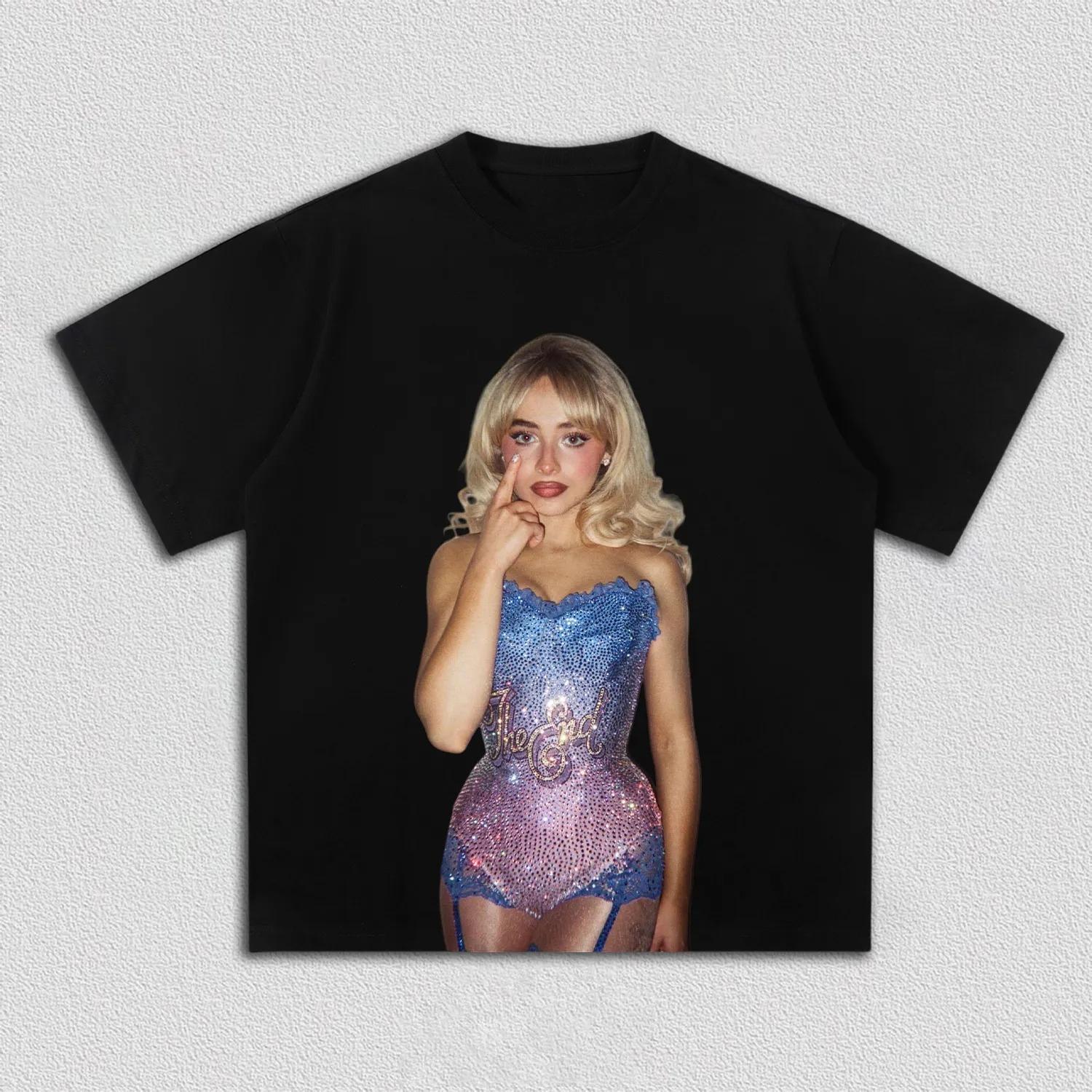 Sabrina Carpenter The End Outfit Graphic T Shirt For Men Women Retro Pop Star Tour Merch Streetwear Cotton Oversized Tee 5XL різнокольоровий
Sabrina Carpenter The End Outfit Graphic T Shirt For Men Women Retro Pop Star Tour Merch Streetwear Cotton Oversized Tee 5XL різнокольоровий