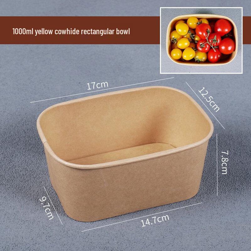 Kraft Paper Rectangular Takeout Container
Kraft Paper Rectangular Takeout Container