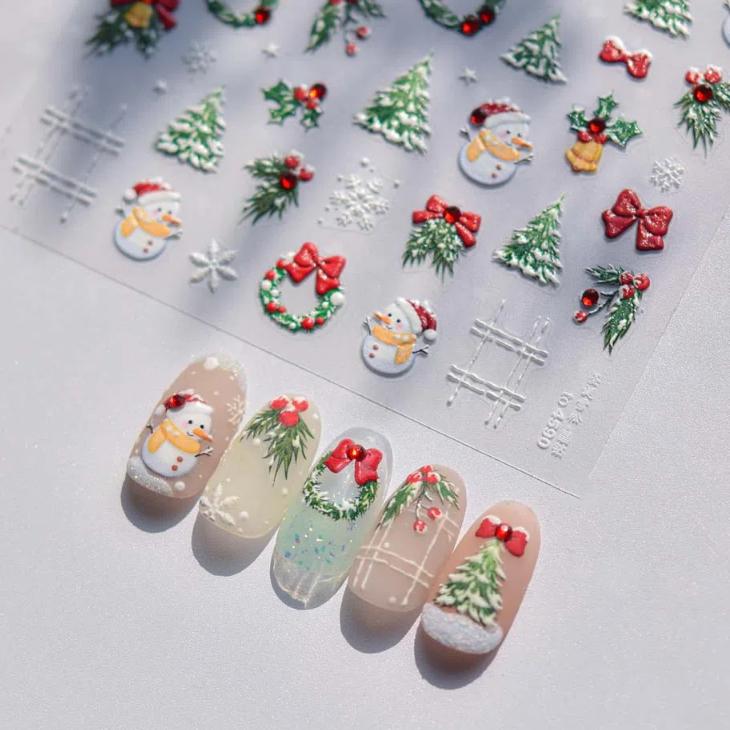5D Christmas Nail Sticker Nail Accessories Xmas Nail Decoration Winter StyleR-Flat
5D Christmas Nail Sticker Nail Accessories Xmas Nail Decoration Winter StyleR-Flat