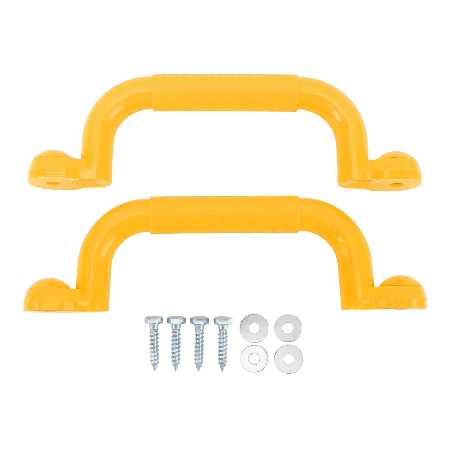 1 пара ручек для детской площадки, профессиональные универсальные противоскользящие прочные большие безопасные ручки для Yellow
1 пара ручек для детской площадки, профессиональные универсальные противоскользящие прочные большие безопасные ручки для Yellow