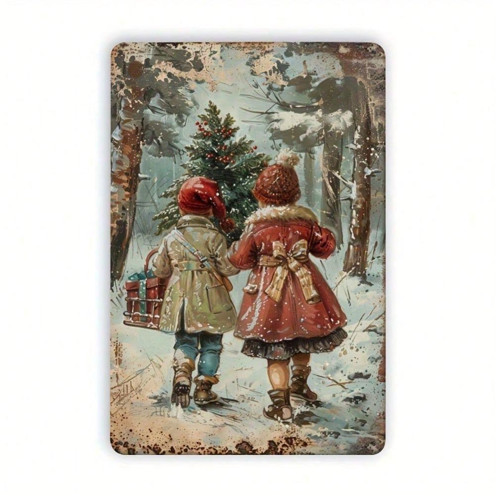 Retro Metal Sign with Children Christmas Tree 8x12 Inch Nostalgic Wall Decor for Home Bar Cafe Garage Indoor Outdoor 20x30 різнокольоровий
Retro Metal Sign with Children Christmas Tree 8x12 Inch Nostalgic Wall Decor for Home Bar Cafe Garage Indoor Outdoor 20x30 різнокольоровий