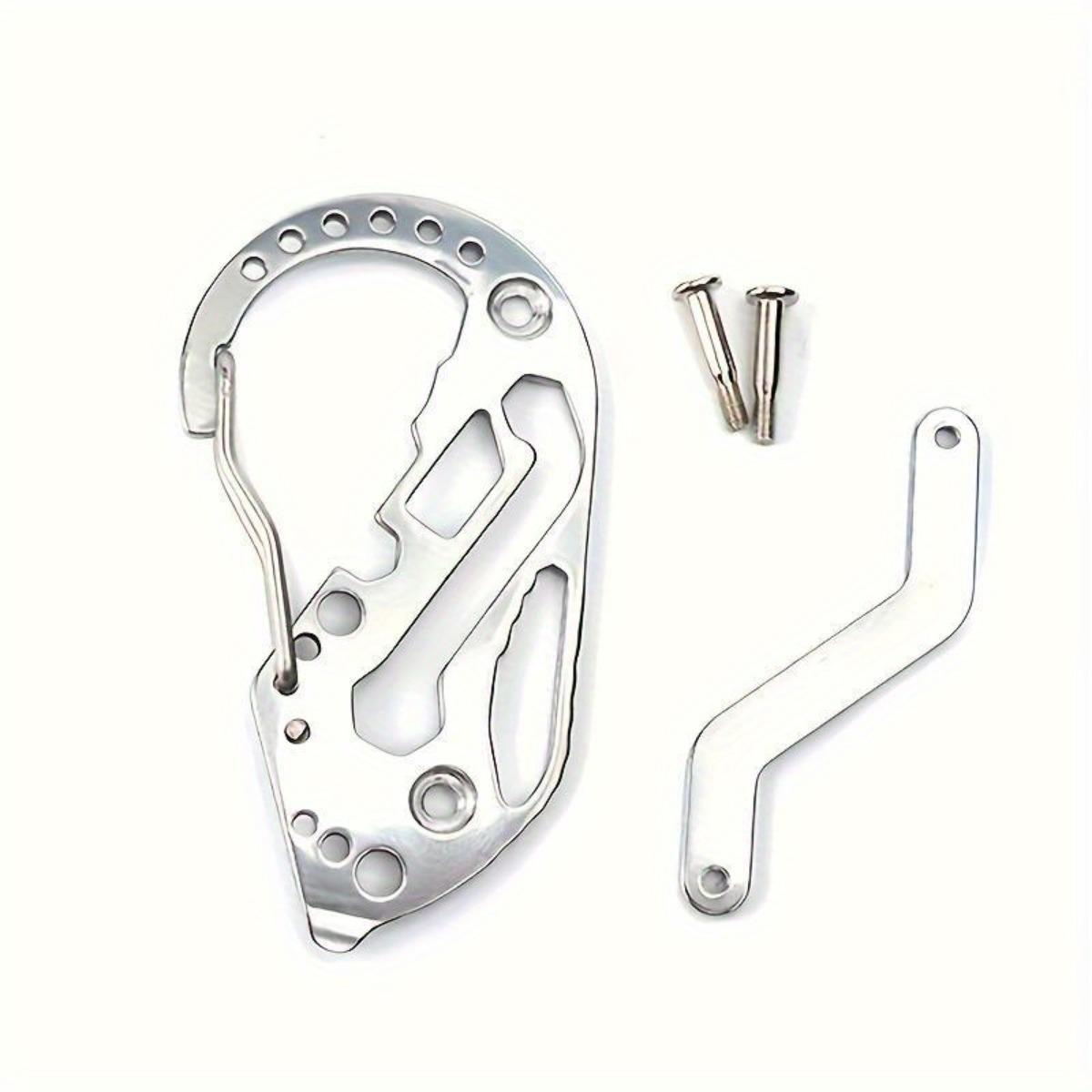 1 stainless steel multi-tool keychain with a screwdriver and bottle opener—the perfect choice for camping gear
1 stainless steel multi-tool keychain with a screwdriver and bottle opener—the perfect choice for camping gear