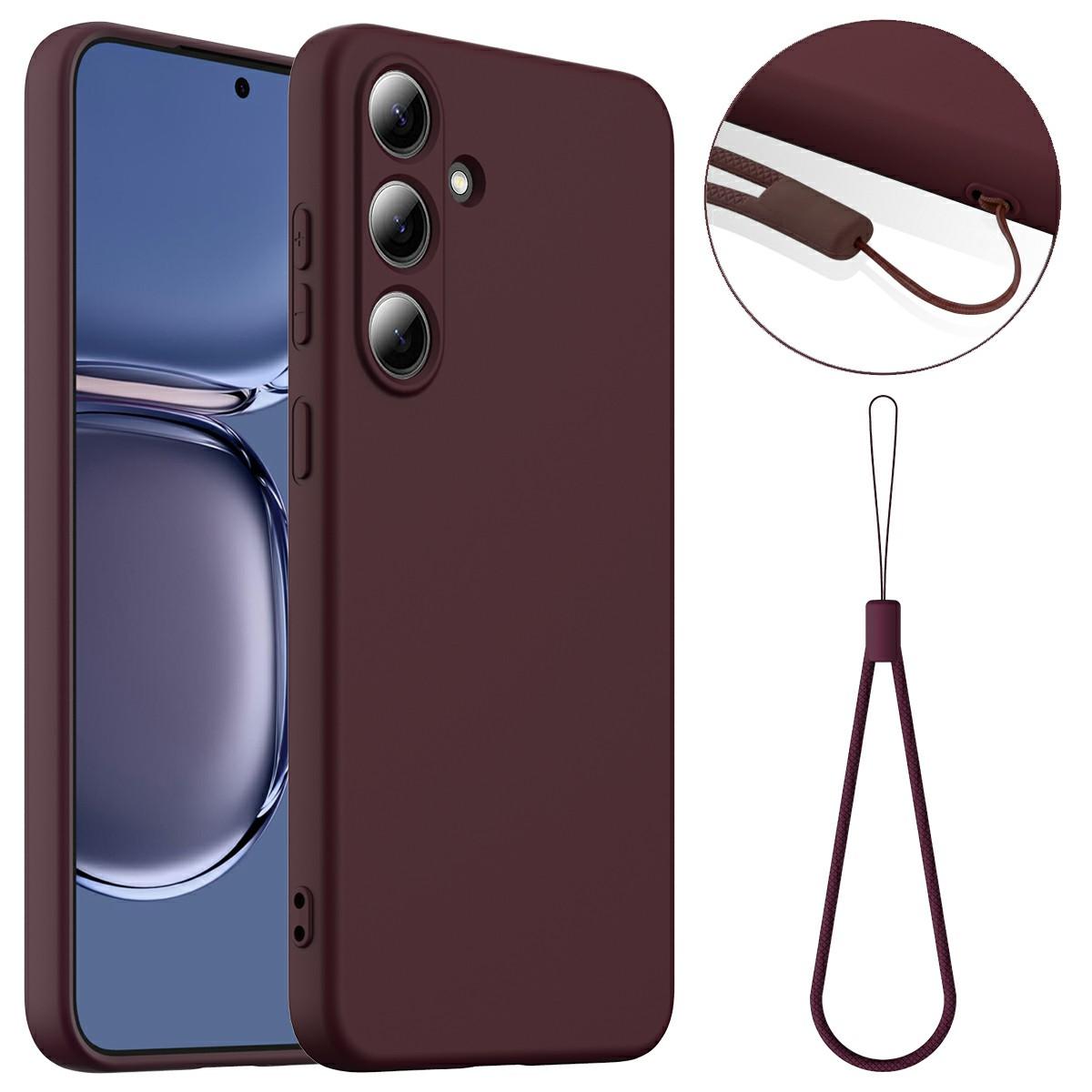 Чохол для Samsung Galaxy S25+ Сумісний з MagSafe Рідкий силіконовий чохол для телефону зі шнурком Wine Red
Чохол для Samsung Galaxy S25+ Сумісний з MagSafe Рідкий силіконовий чохол для телефону зі шнурком Wine Red