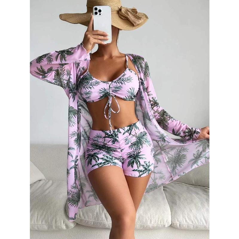 Swimsuit women s split three-piece high-waisted long-sleeved blouse drawstring XL
Swimsuit women s split three-piece high-waisted long-sleeved blouse drawstring XL