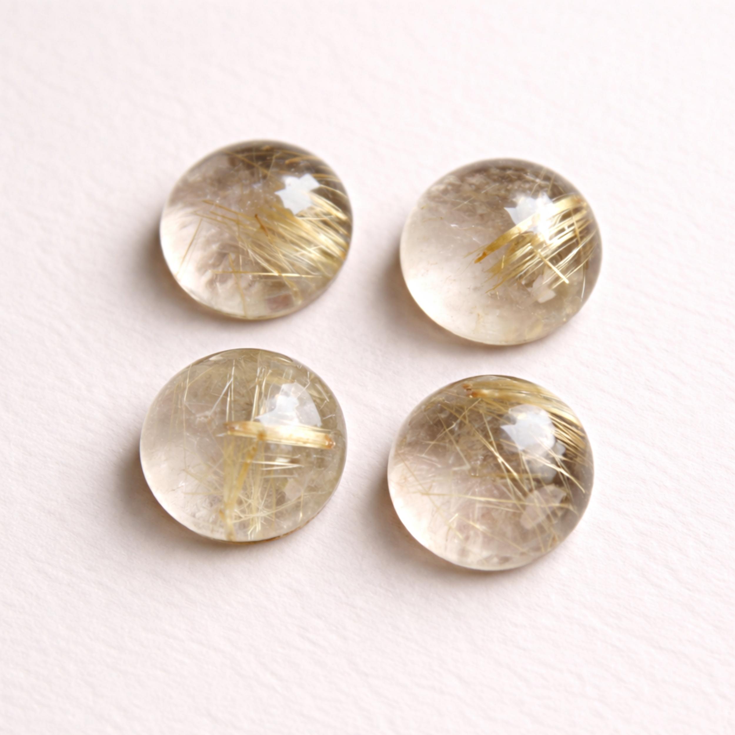 Дорогоцінні камені Золотистий рутиловий кварц, Круглі поліровані кабошони із золотистим рутилом, Натуральні напівдорогоцінні камені 5mm золотистий
Дорогоцінні камені Золотистий рутиловий кварц, Круглі поліровані кабошони із золотистим рутилом, Натуральні напівдорогоцінні камені 5mm золотистий