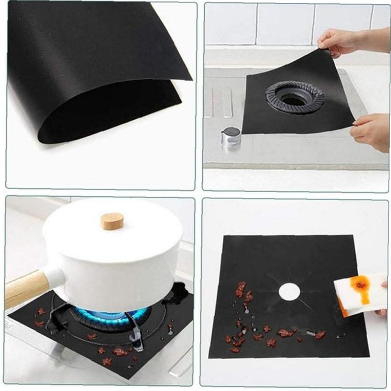 4PCS Non-Stick Gas Range Protectors Mats Fiberglass Cloth Oil-proof Covers Stove Burner Gas Stove Burner Liners Black
4PCS Non-Stick Gas Range Protectors Mats Fiberglass Cloth Oil-proof Covers Stove Burner Gas Stove Burner Liners Black