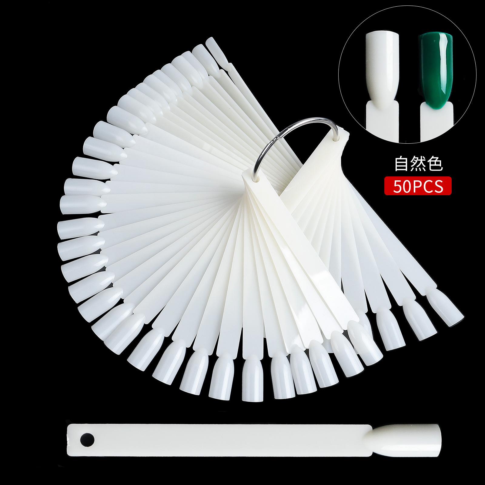 Образцы для нейл-арта, 50 шт., веерная цветная карта, тренировочная пластина для ногтей с образцами лака, цветная демонстрационная доска
Образцы для нейл-арта, 50 шт., веерная цветная карта, тренировочная пластина для ногтей с образцами лака, цветная демонстрационная доска