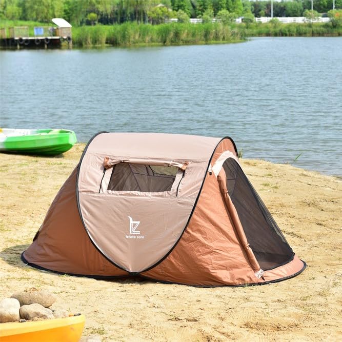 Sue YZ Simple Easy Tent, 2-person Pop-up Tent, One-Touch, Stylish, Folding, Tent, Simple, (Beige)
Sue YZ Simple Easy Tent, 2-person Pop-up Tent, One-Touch, Stylish, Folding, Tent, Simple, (Beige)