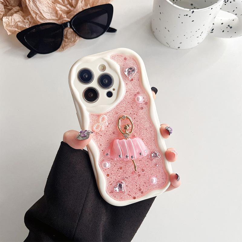 For IPhone16Promax Mobile Phone Case Ballerina Girl Ins Style Mobile Phone Case for Apple 15 Pearl Rhinestone For iPhone 17Promax
For IPhone16Promax Mobile Phone Case Ballerina Girl Ins Style Mobile Phone Case for Apple 15 Pearl Rhinestone For iPhone 17Promax