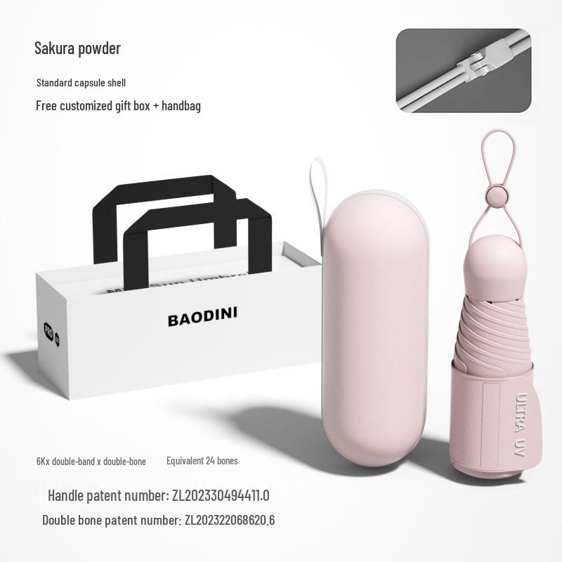Compact Women s Sunshade: Portable Sun/Rain Umbrella with UV Protection
Compact Women s Sunshade: Portable Sun/Rain Umbrella with UV Protection