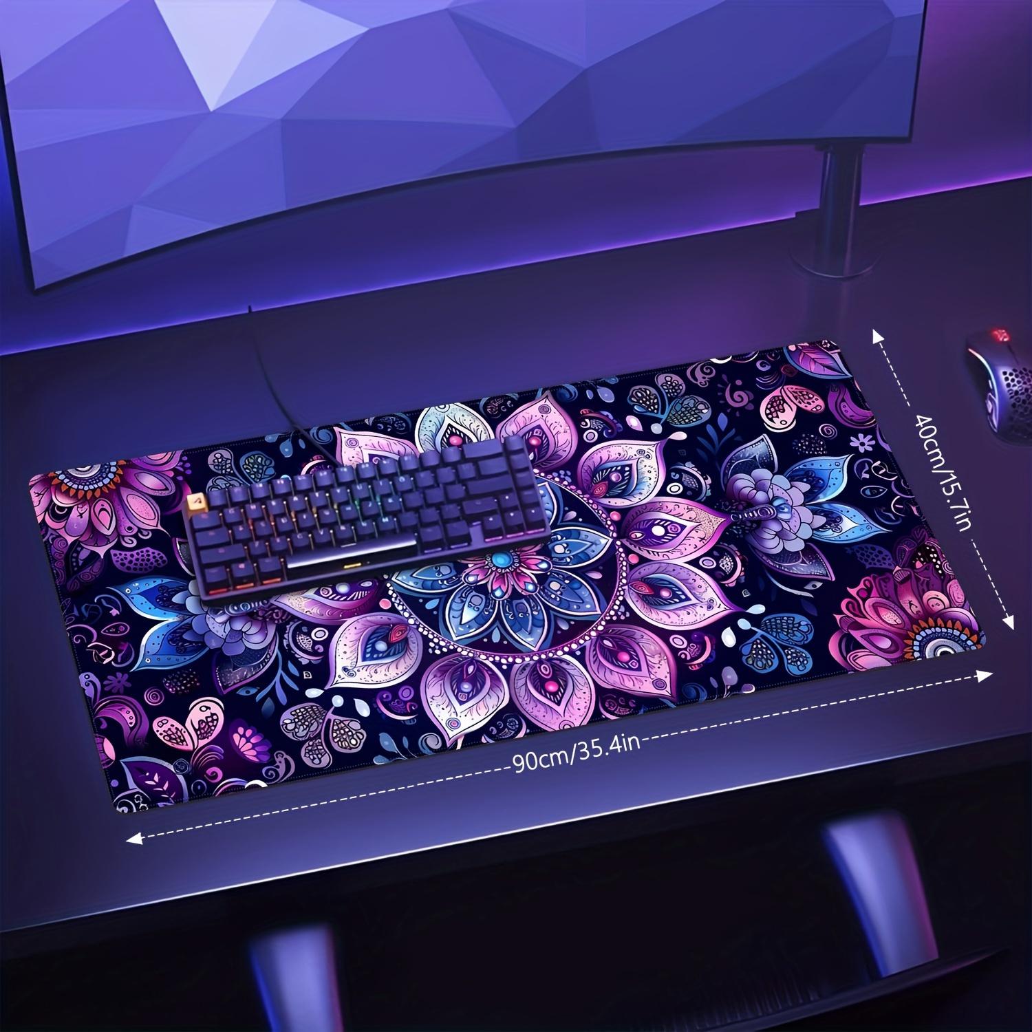 Large Floral Mandala Mouse Pad Gaming Keyboard Mat Home Office Desk Pad Vibrant Purple Blue Pink Mouse Pads for Desk Mouse Mat 600x300x3mm
Large Floral Mandala Mouse Pad Gaming Keyboard Mat Home Office Desk Pad Vibrant Purple Blue Pink Mouse Pads for Desk Mouse Mat 600x300x3mm