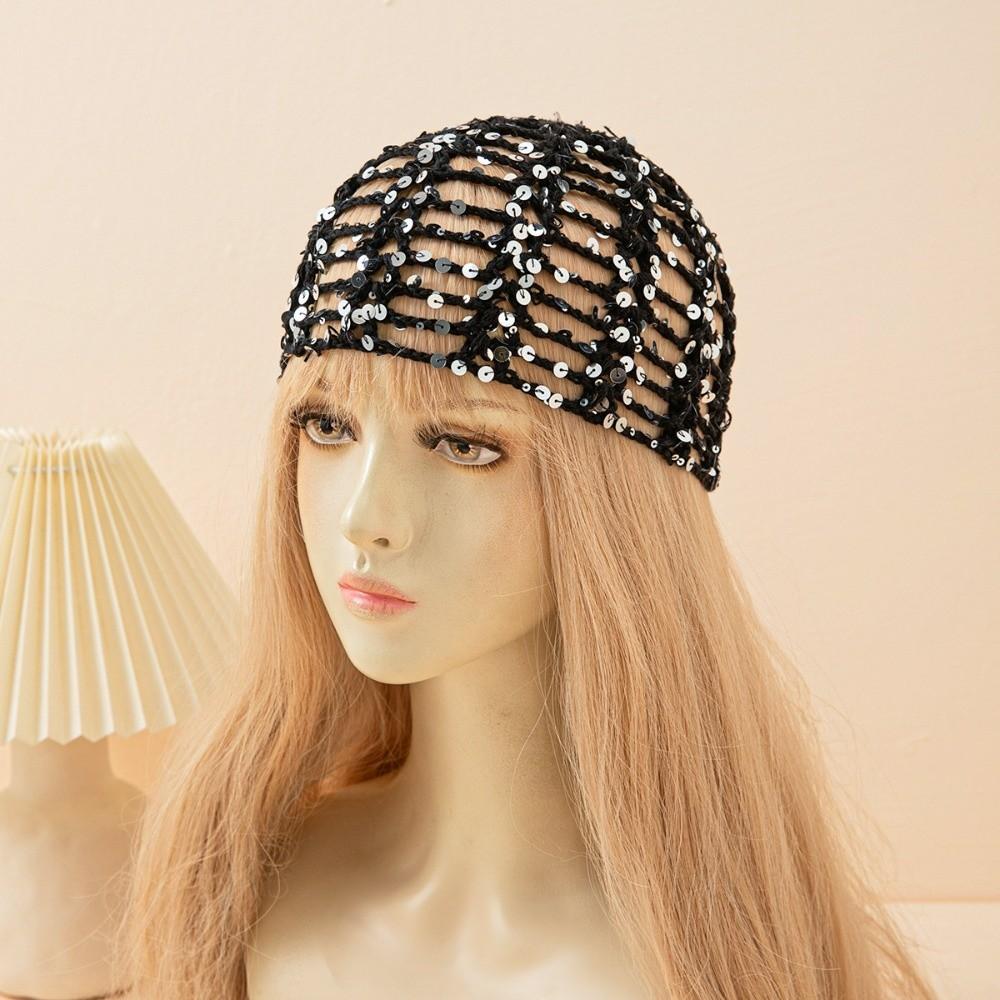 Hollowed Out Sequined Pullover Hats Sequined Design Beanie Hat Casual Y2K Knit Hat Daily Use чёрный
Hollowed Out Sequined Pullover Hats Sequined Design Beanie Hat Casual Y2K Knit Hat Daily Use чёрный