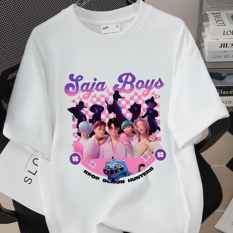 K-pop Корейская волна Охота на ведьм Принтованная футболка с коротким рукавом 3XL
K-pop Корейская волна Охота на ведьм Принтованная футболка с коротким рукавом 3XL