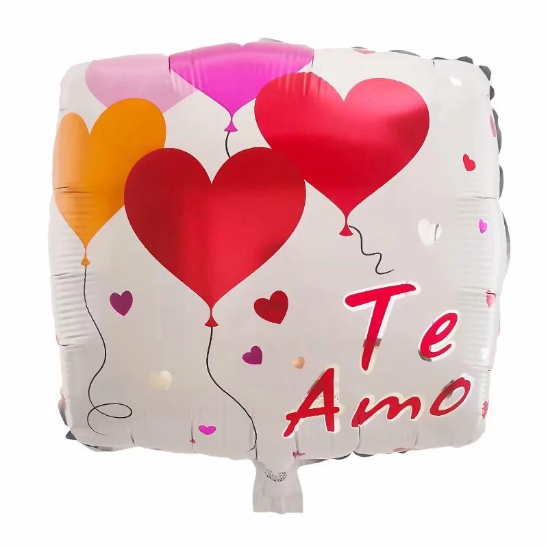 10Pcs18 inch Te Amo Spanish Theme Foil Balloons I Love You TE QUIERO MUCHO Heart Balloon Wedding Valentines Day Party Decoration 10Pcs&18inch
10Pcs18 inch Te Amo Spanish Theme Foil Balloons I Love You TE QUIERO MUCHO Heart Balloon Wedding Valentines Day Party Decoration 10Pcs&18inch
