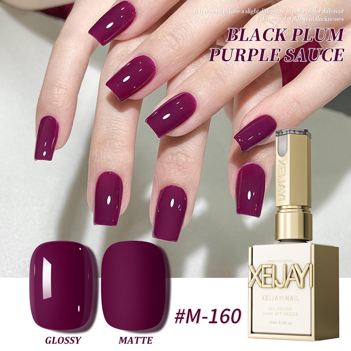 2025 Trendy Blackcurrant Purple Gel Polish: Brightening, Light-Cured for Professional Nail Salon Use.
2025 Trendy Blackcurrant Purple Gel Polish: Brightening, Light-Cured for Professional Nail Salon Use.
