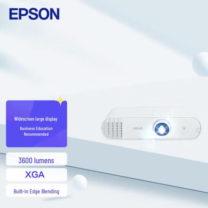 Epson CB-X50 3LCD XGA 3600 Lumens Business Projector (CN version)
Epson CB-X50 3LCD XGA 3600 Lumens Business Projector (CN version)