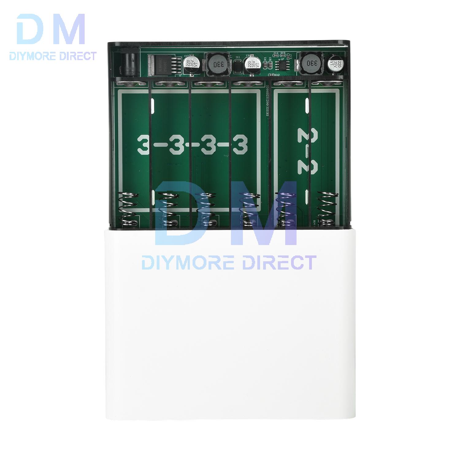 DIY Power Bank Kit 18650 Battery Case Solderless UPS Adjustable Voltage For Optical Modem Router NAS Long Life Stable білий
DIY Power Bank Kit 18650 Battery Case Solderless UPS Adjustable Voltage For Optical Modem Router NAS Long Life Stable білий