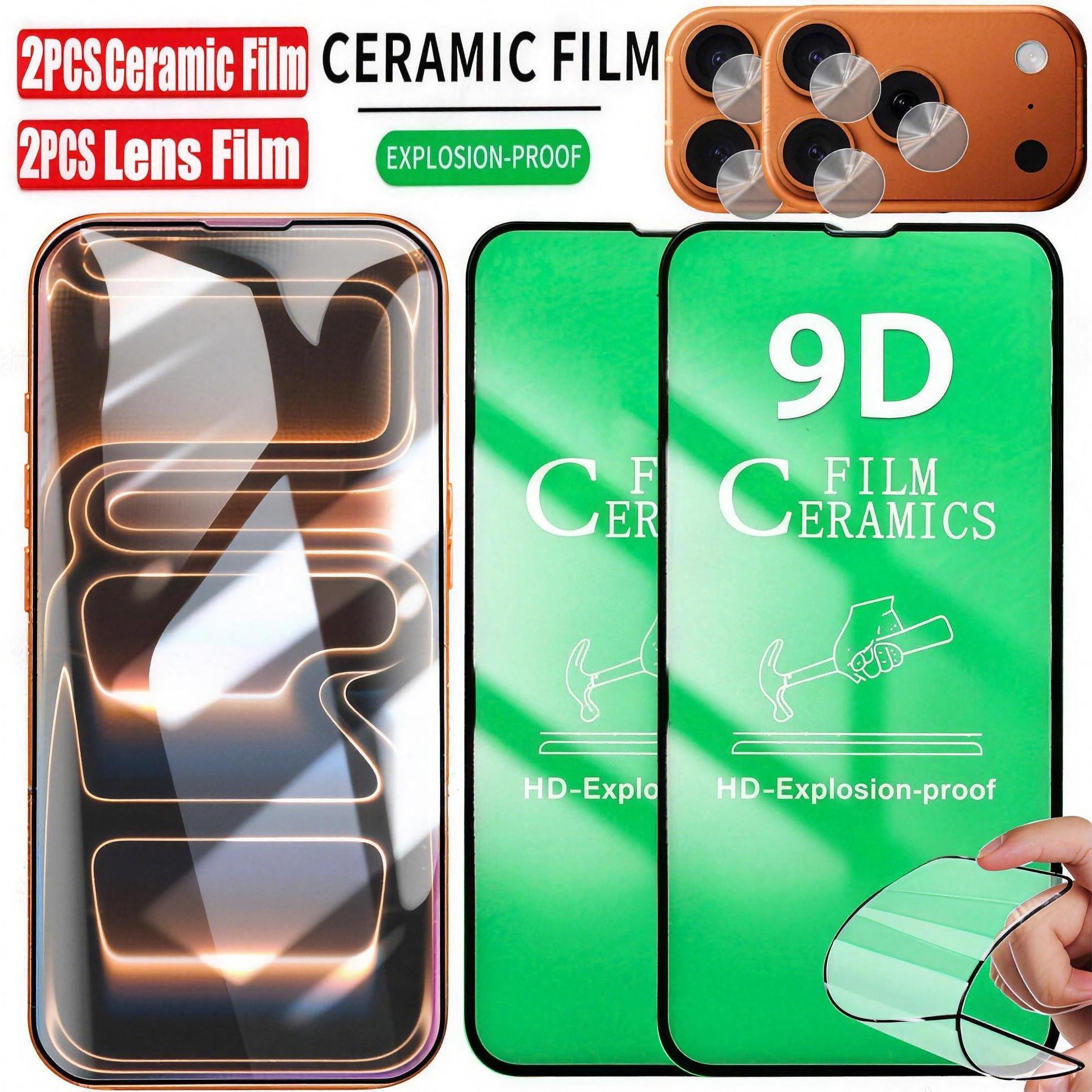 4IN1 HD Ceramic Film for IPhone 17 Pro Max Air 16E Screen Protector for IPhone 16 Pro Max 13 12 Mini 14 15 Plus Camera Soft Film iPhone 12 mini
4IN1 HD Ceramic Film for IPhone 17 Pro Max Air 16E Screen Protector for IPhone 16 Pro Max 13 12 Mini 14 15 Plus Camera Soft Film iPhone 12 mini