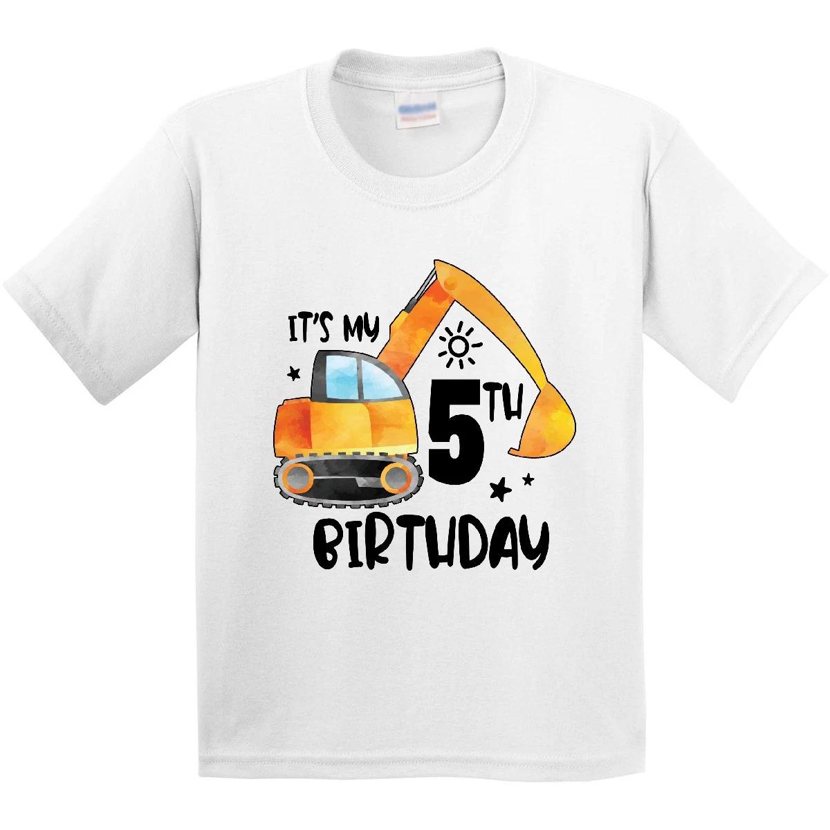 Inktastic Construction Truck It s My 5th Birthday Youth kids boys T-Shirt Birthdays Happy 100
Inktastic Construction Truck It s My 5th Birthday Youth kids boys T-Shirt Birthdays Happy 100