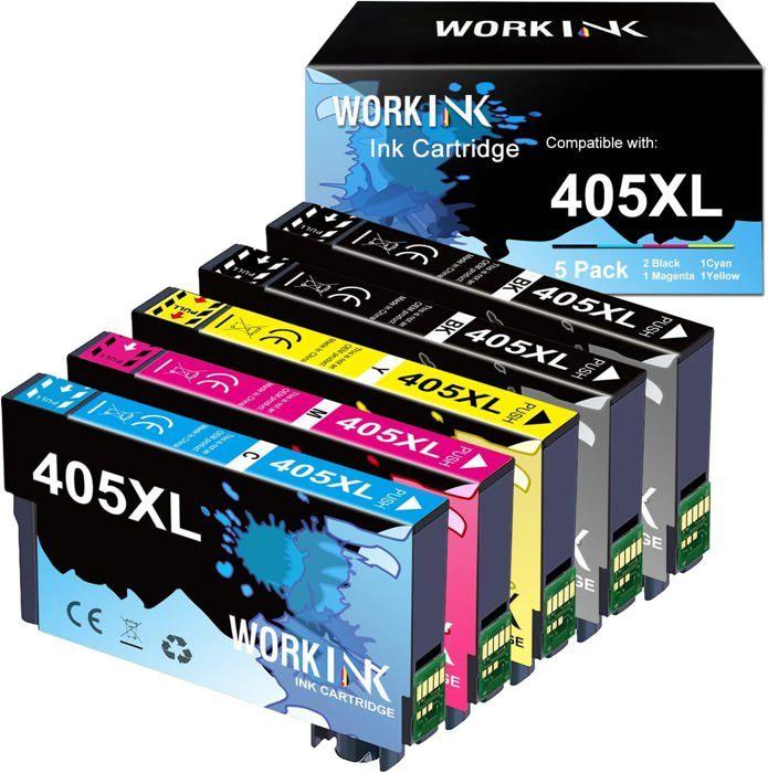Картриджі з чорнилом - Epson - 405XL - Чорний - 1100 сторінок - Сумісні з WorkForce Pro
Картриджі з чорнилом - Epson - 405XL - Чорний - 1100 сторінок - Сумісні з WorkForce Pro