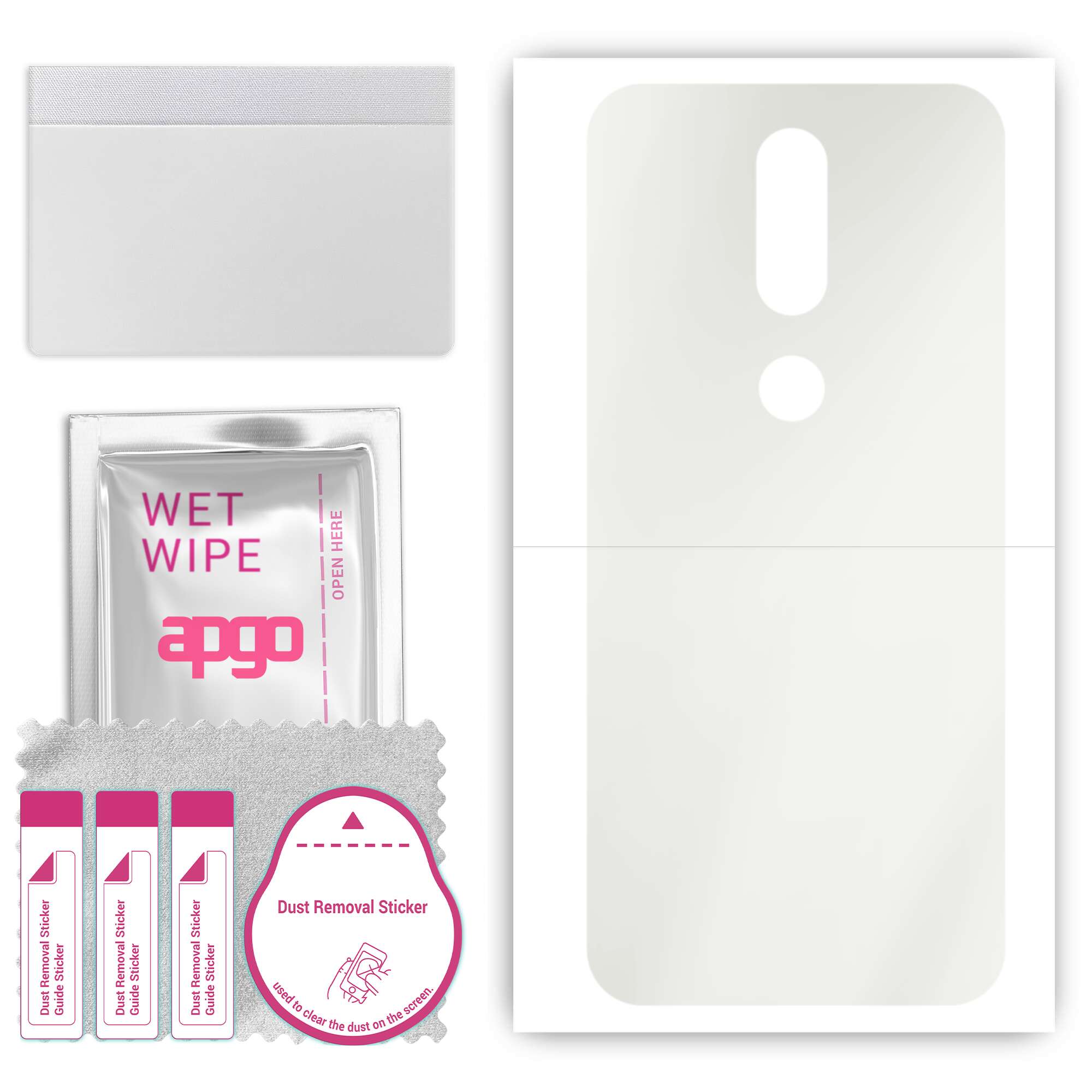 apgo MATTE Protective Skin Sticker for the back compatible with Nokia 4.2, Wrap Film, Hydrogel Film, Flexible, Soft TPU with positioning layer easy in
apgo MATTE Protective Skin Sticker for the back compatible with Nokia 4.2, Wrap Film, Hydrogel Film, Flexible, Soft TPU with positioning layer easy in