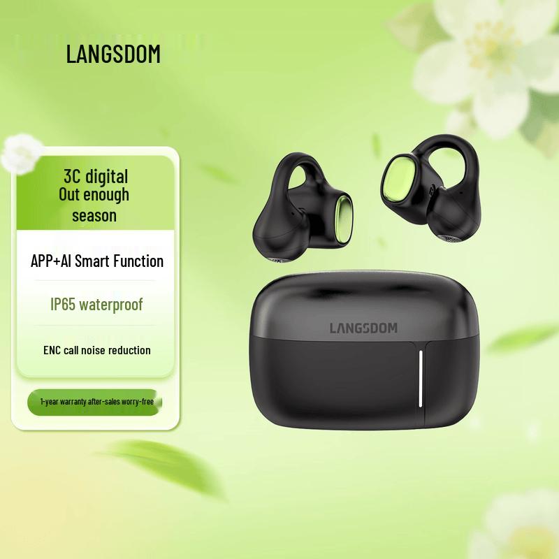 Lanston AirSoulMix Ear-Clip Open-Ear Wireless Bluetooth Sport Headset
Lanston AirSoulMix Ear-Clip Open-Ear Wireless Bluetooth Sport Headset