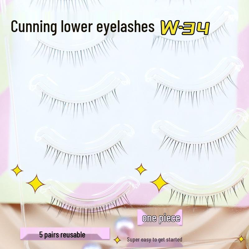Dream Deer W-34 Self-Adhesive Natural Looking Eyelashes - Transparent Band, Fairy Single Cluster, Full Strip
Dream Deer W-34 Self-Adhesive Natural Looking Eyelashes - Transparent Band, Fairy Single Cluster, Full Strip