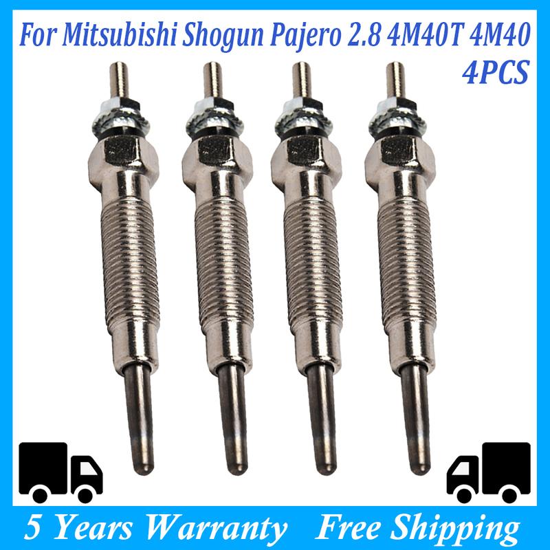 For Mitsubishi Shogun Pajero 2.8 4M40T 4M40 -Diesel GP5501 4Pcs Heater Glow Plugs Car Accessories
For Mitsubishi Shogun Pajero 2.8 4M40T 4M40 -Diesel GP5501 4Pcs Heater Glow Plugs Car Accessories
