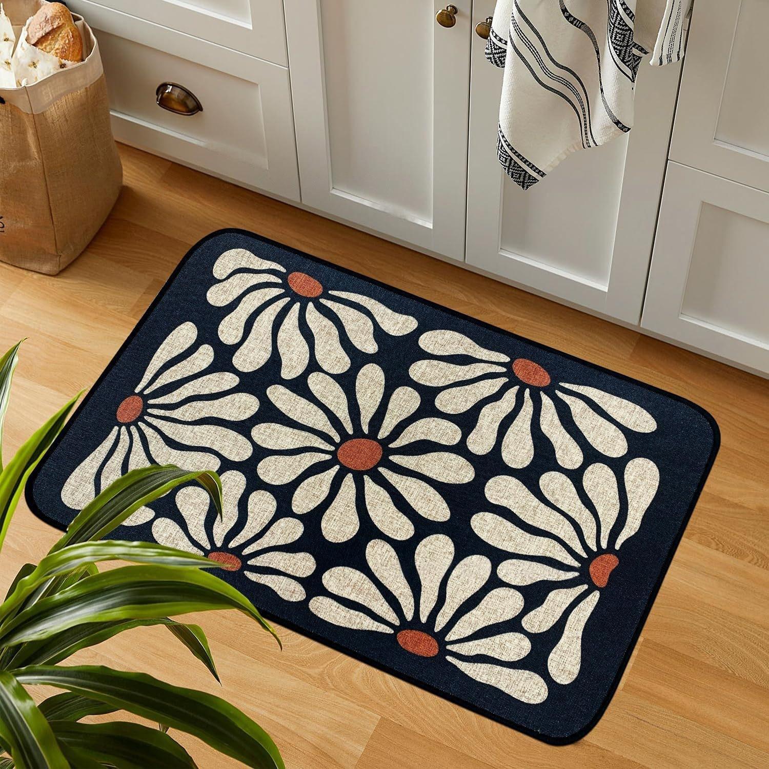 Цветочный коврик для пола в стиле ретро, грязеотталкивающий и простой в уходе, впитывающий, быстросохнущий коврик для пола для ванной комнаты 40 * 60cm
Цветочный коврик для пола в стиле ретро, грязеотталкивающий и простой в уходе, впитывающий, быстросохнущий коврик для пола для ванной комнаты 40 * 60cm
