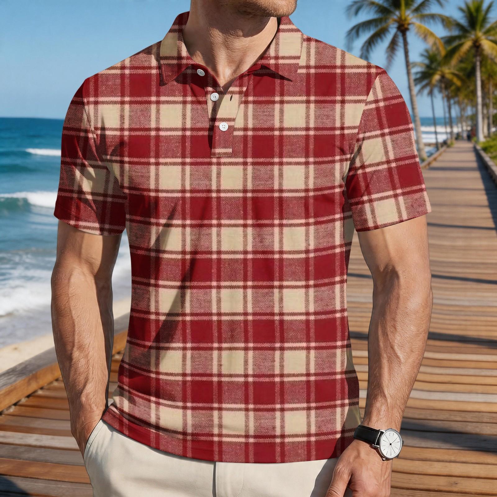 Men’s Loose Fit Casual Short Sleeve Polo Shirt with Plaid Print and Classic Turn Down Collar for Everyday Wear XXL розовый
Men’s Loose Fit Casual Short Sleeve Polo Shirt with Plaid Print and Classic Turn Down Collar for Everyday Wear XXL розовый
