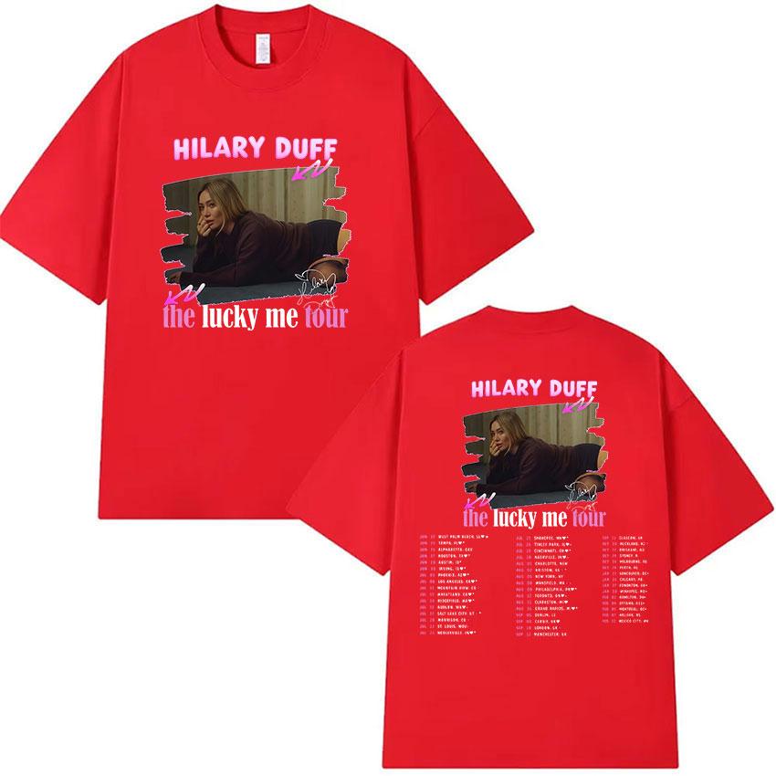 Hilary Duff The Lucky Me Tour 2026 Graphic T Shirt Unisex Women Pop Music Clothing Short Sleeve Tshirt Vintage 100 Cotton Tshirt S
Hilary Duff The Lucky Me Tour 2026 Graphic T Shirt Unisex Women Pop Music Clothing Short Sleeve Tshirt Vintage 100 Cotton Tshirt S