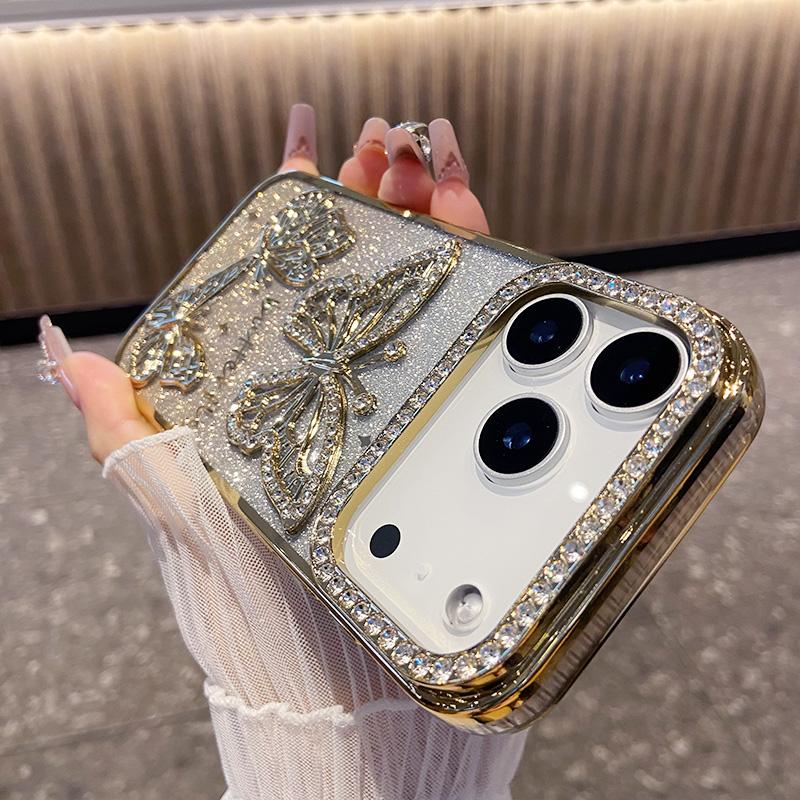 Glitter 3D Butterfly Plating Case for IPhone 17 Air 16 Pro Max 12 14 15 13 Pro 14Pro 15Pro Transparent Diamond Soft Cover Shell For iPhone 17 золотой
Glitter 3D Butterfly Plating Case for IPhone 17 Air 16 Pro Max 12 14 15 13 Pro 14Pro 15Pro Transparent Diamond Soft Cover Shell For iPhone 17 золотой