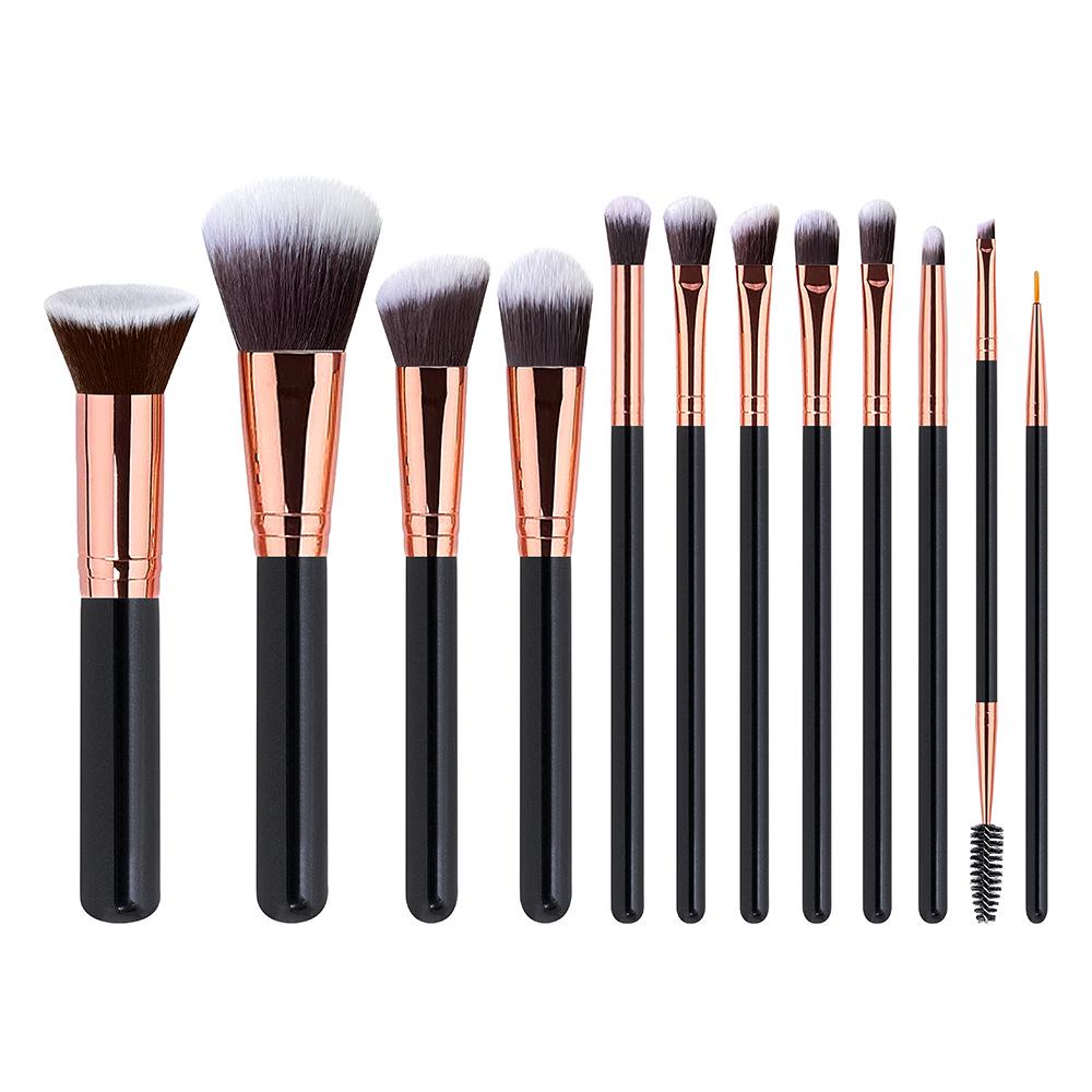 12-Piece Rose Gold Makeup Brush Set: Professional Eyeshadow & Powder Brushes with Bag
12-Piece Rose Gold Makeup Brush Set: Professional Eyeshadow & Powder Brushes with Bag