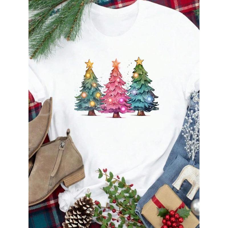 (European Size) New Year Holiday Lovely Trend 90s Tee Merry Christmas Top Festival Casual Women Print Lady Short Sleeve Fashion Graphic T-shirts 4XL
(European Size) New Year Holiday Lovely Trend 90s Tee Merry Christmas Top Festival Casual Women Print Lady Short Sleeve Fashion Graphic T-shirts 4XL