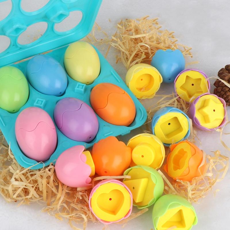 Smart Eggs Toy For Children Color Shape Matching Develop Games Simulation Eggs Educational Toys Toddlers 3D Puzzles Sensory Toys
Smart Eggs Toy For Children Color Shape Matching Develop Games Simulation Eggs Educational Toys Toddlers 3D Puzzles Sensory Toys