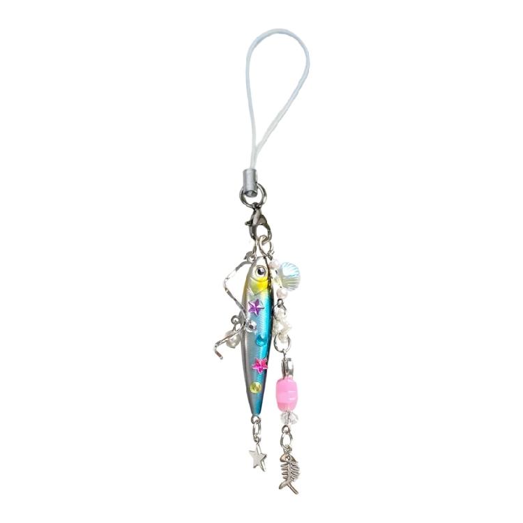 Articulated Marine Animal Keychain Accessory Smooth Swinging Tail Effect Multi Purpose Jewelry Item for Gifts синій
Articulated Marine Animal Keychain Accessory Smooth Swinging Tail Effect Multi Purpose Jewelry Item for Gifts синій